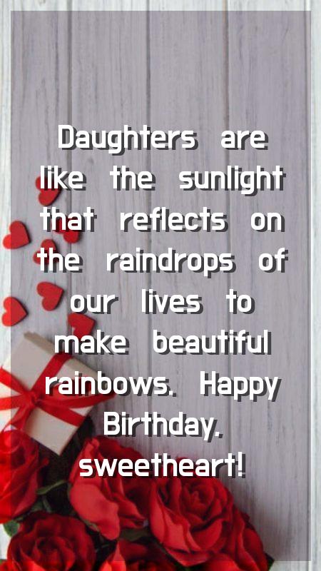 25th birthday wishes for daughter
